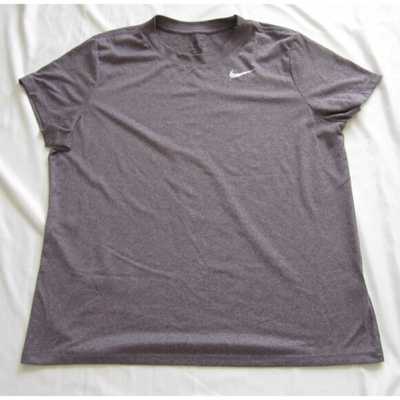Women Nike Dri Fit Polyester Activity Short Sleeve Shirt Sz XL(AQ3210-573) WB383 - Picture 1 of 11